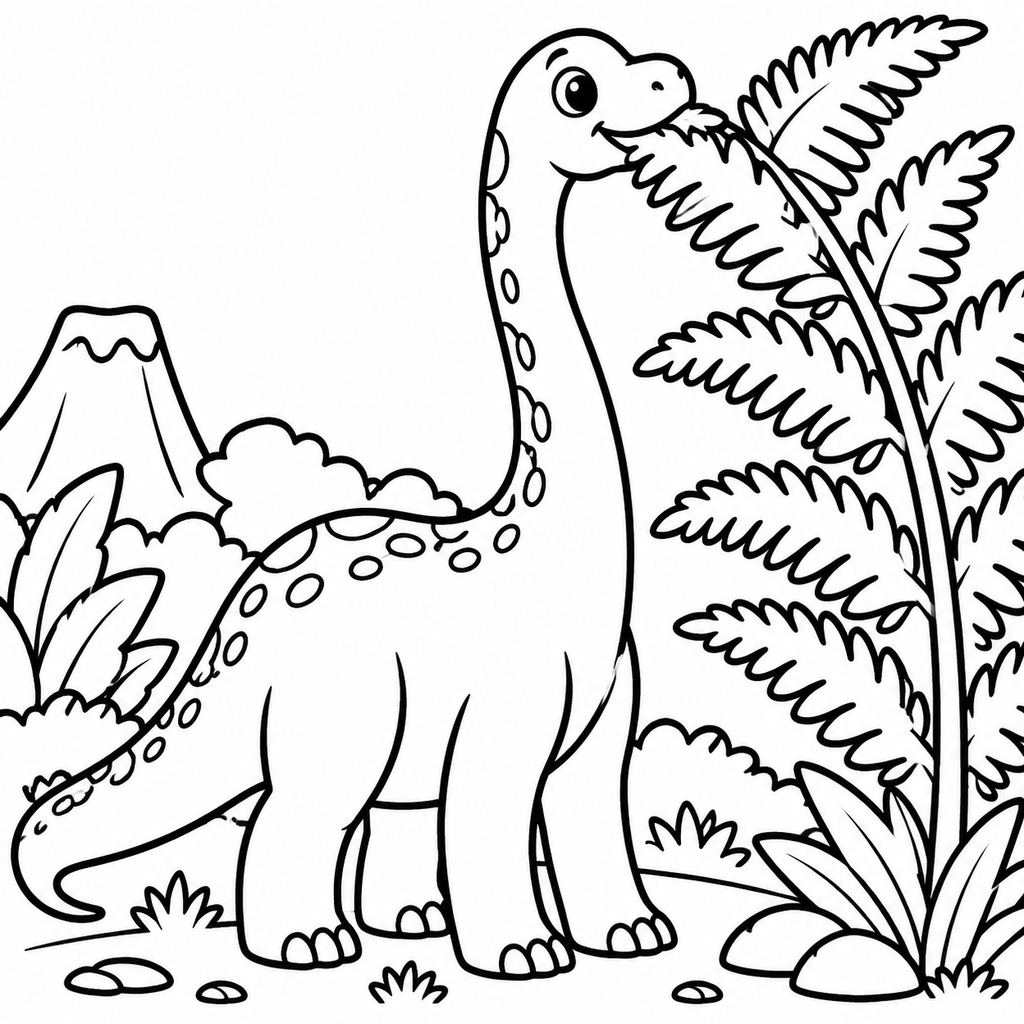 Dinosaur Coloring Pages For School Kids preview