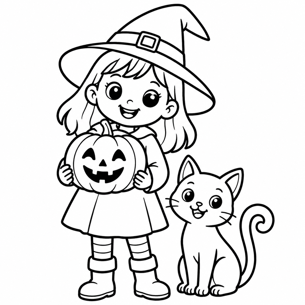 Free Halloween Coloring Pages For Kids preview