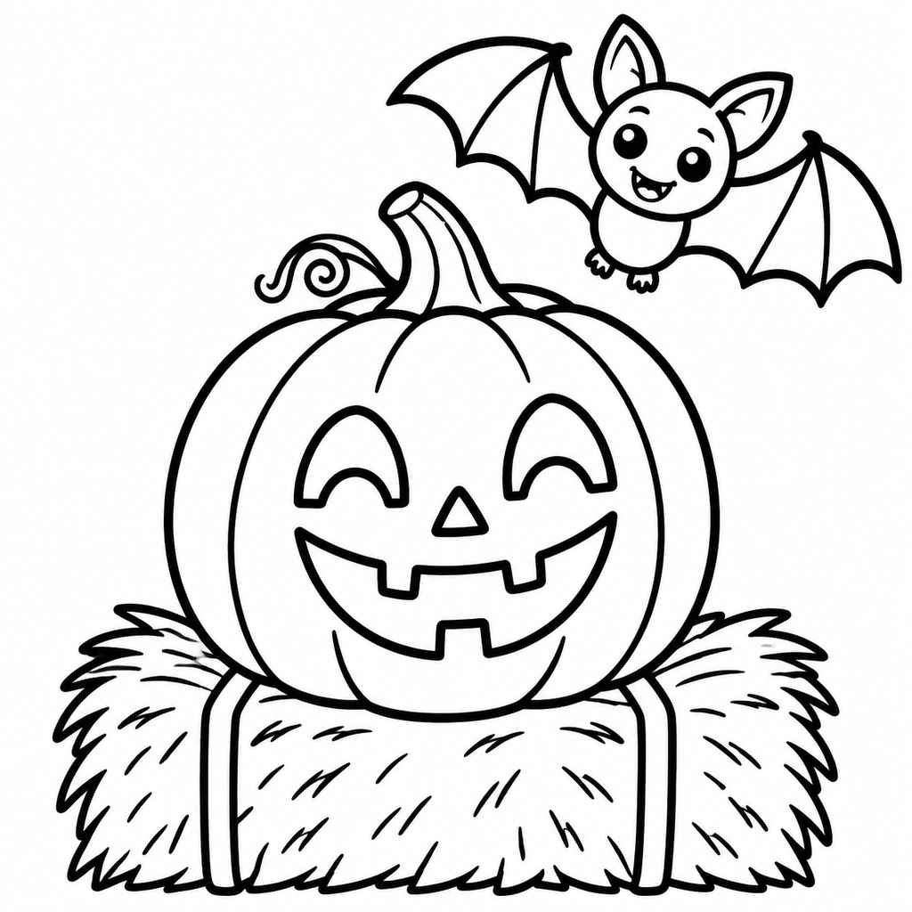 Free Printable Halloween Coloring Pages For Kids preview